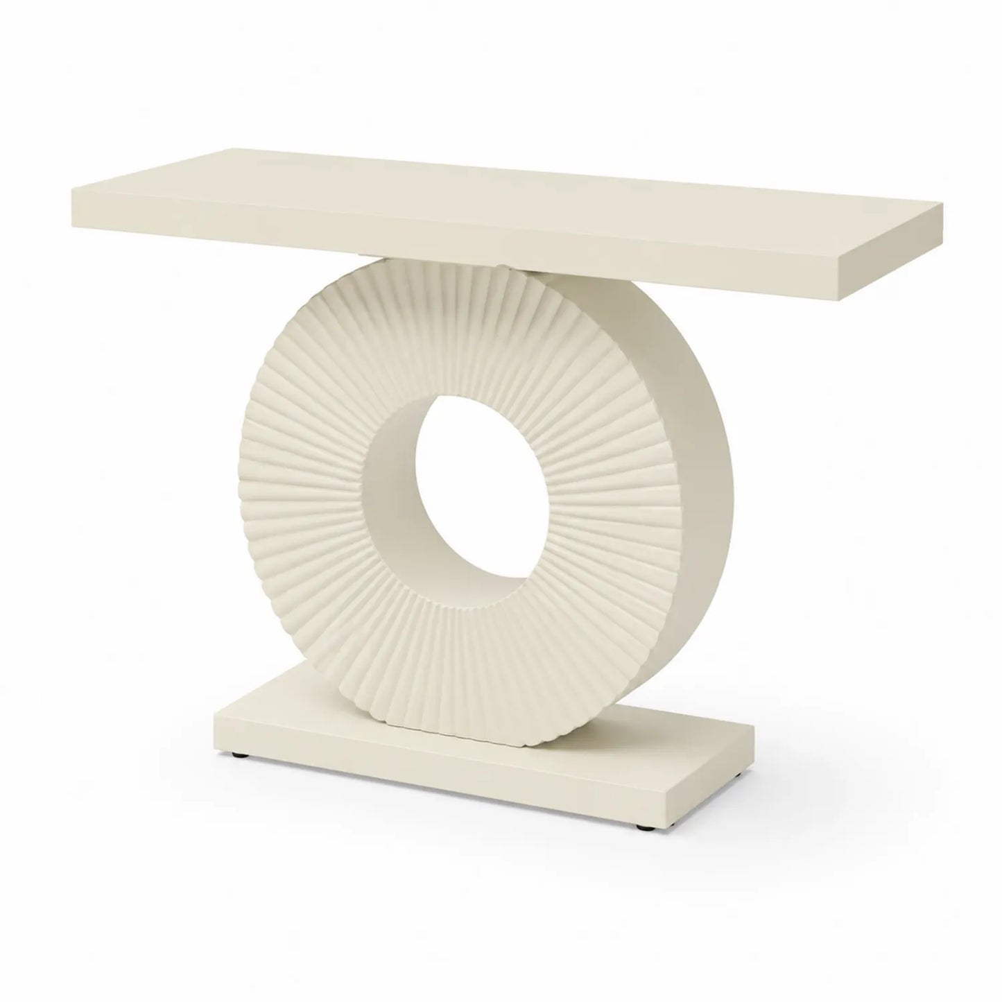 Konsolentisch Rechteckig Cremefarben MDF