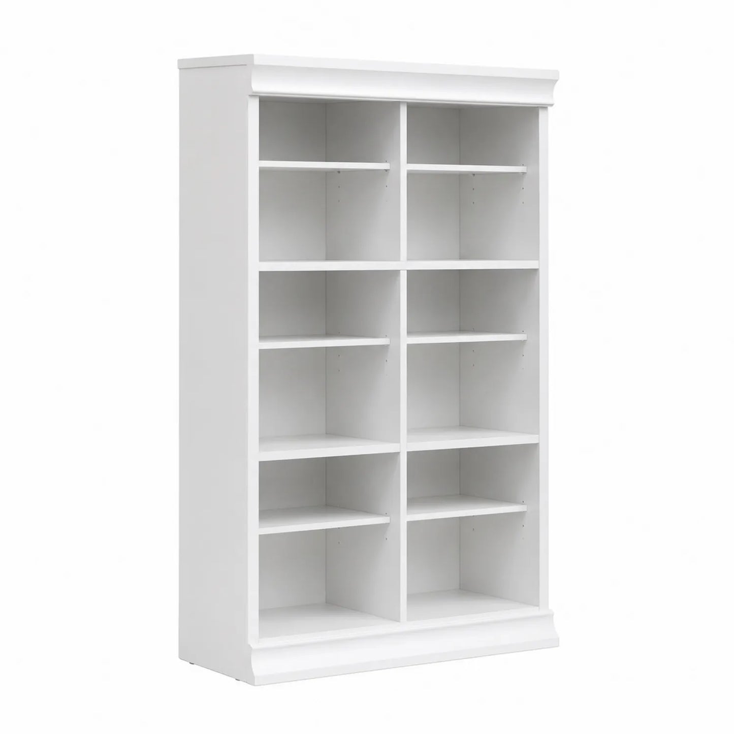 Bücherregal MDF Weiß 80x30x180cm