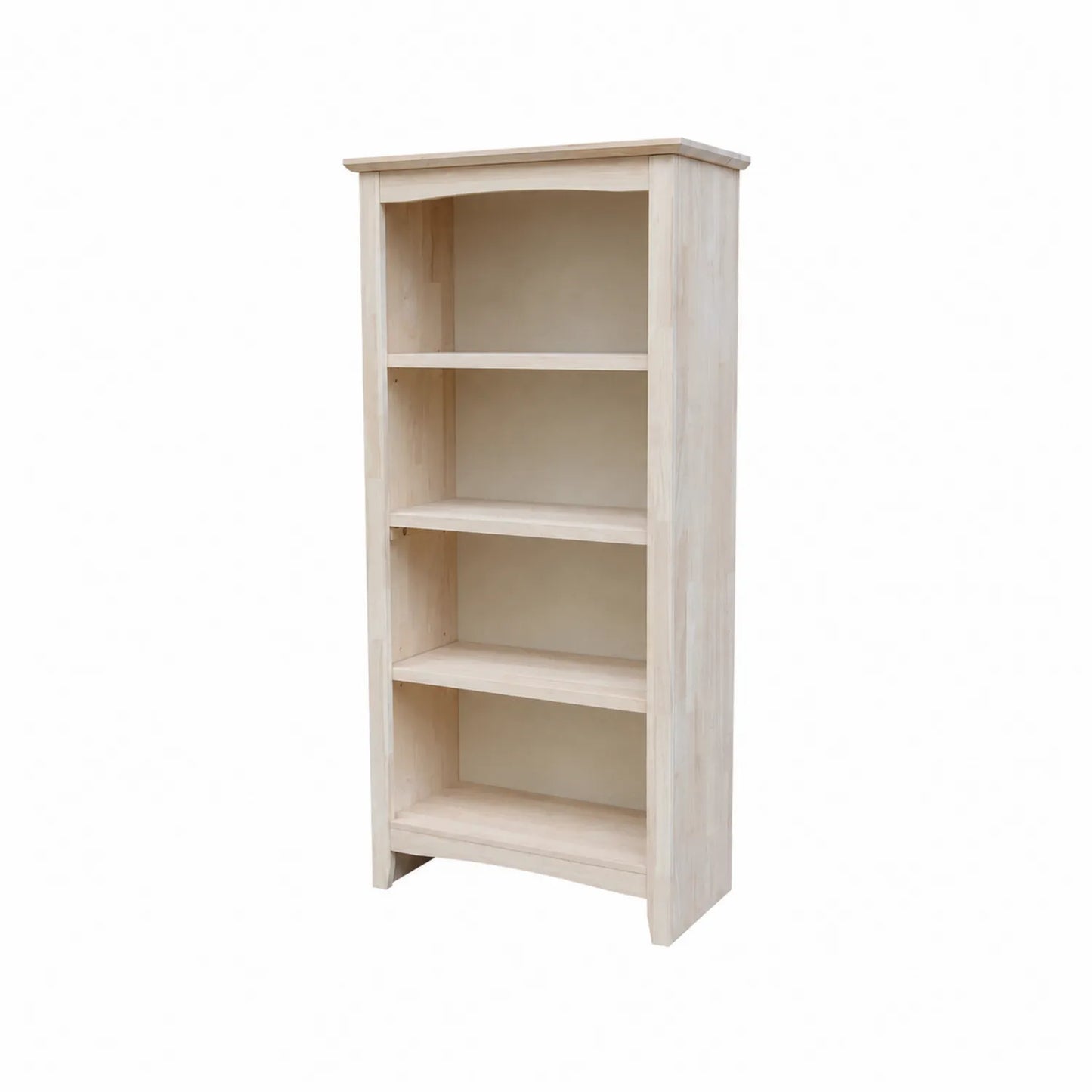 Bücherregal Holz Beige 180x80x30 cm