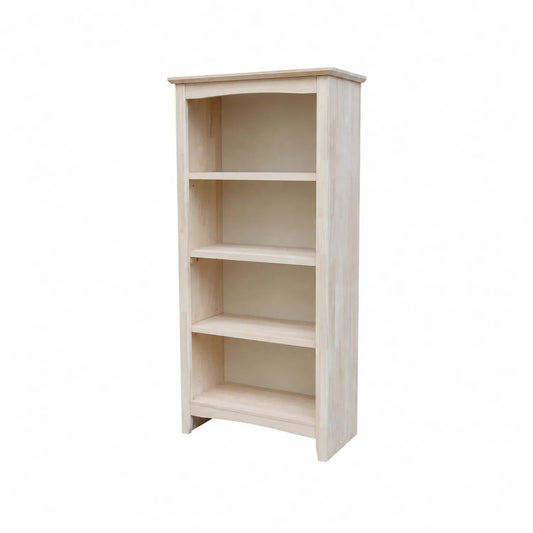 Bücherregal Holz Beige 180x80x30 cm