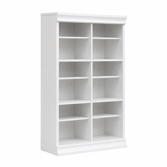 Bücherregal MDF Weiß 80x30x180cm